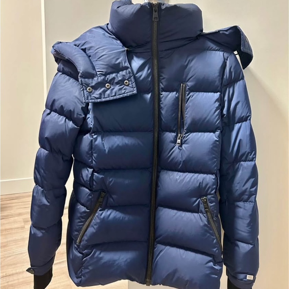Soia & Kyo Blue Puffer Jacket